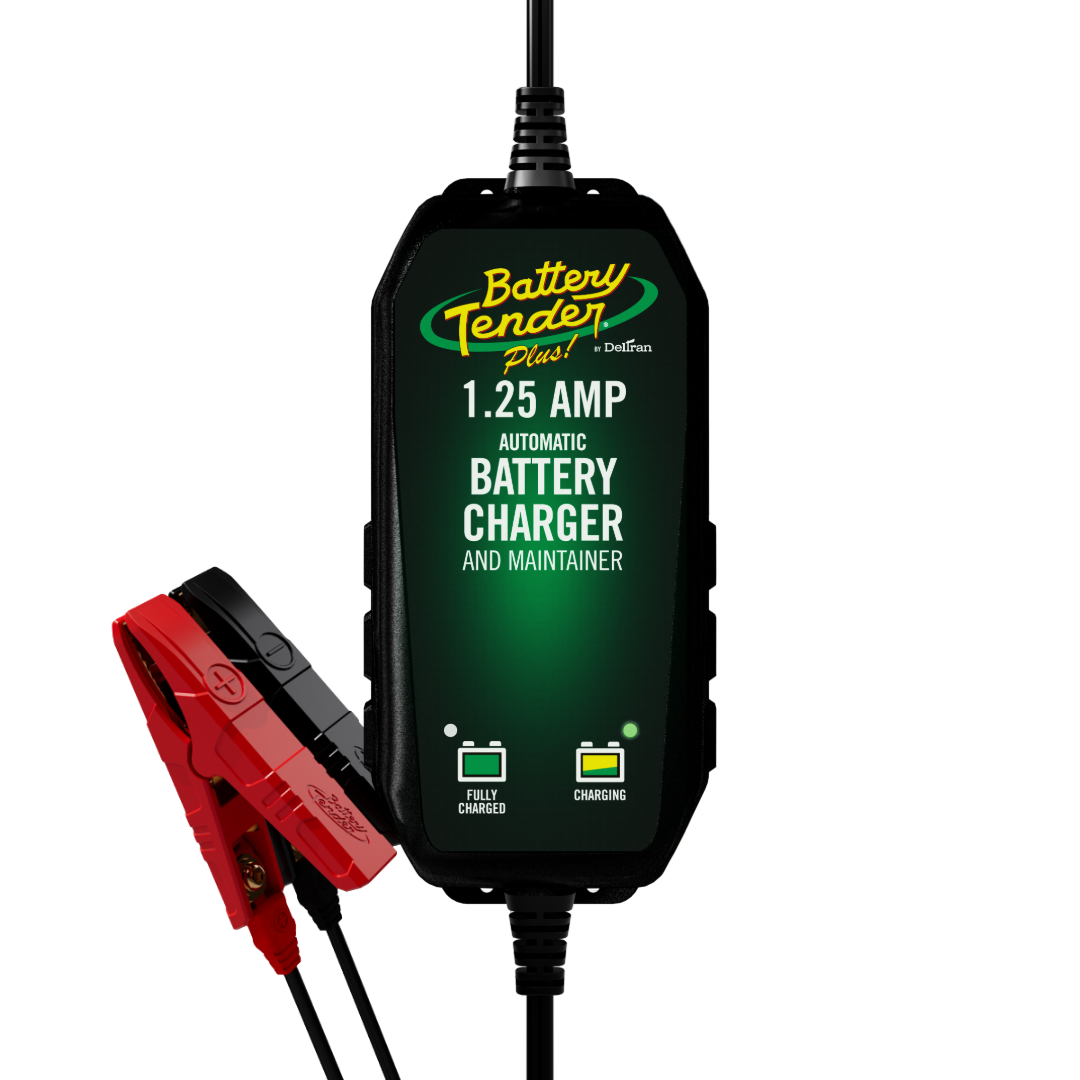 Chargeur de batterie 1,25 A et 12 V.