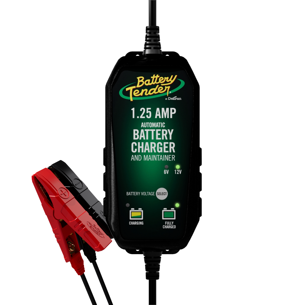 Chargeur de batterie 1,25 AMP Plus sélectionnable 12 V/6 V.