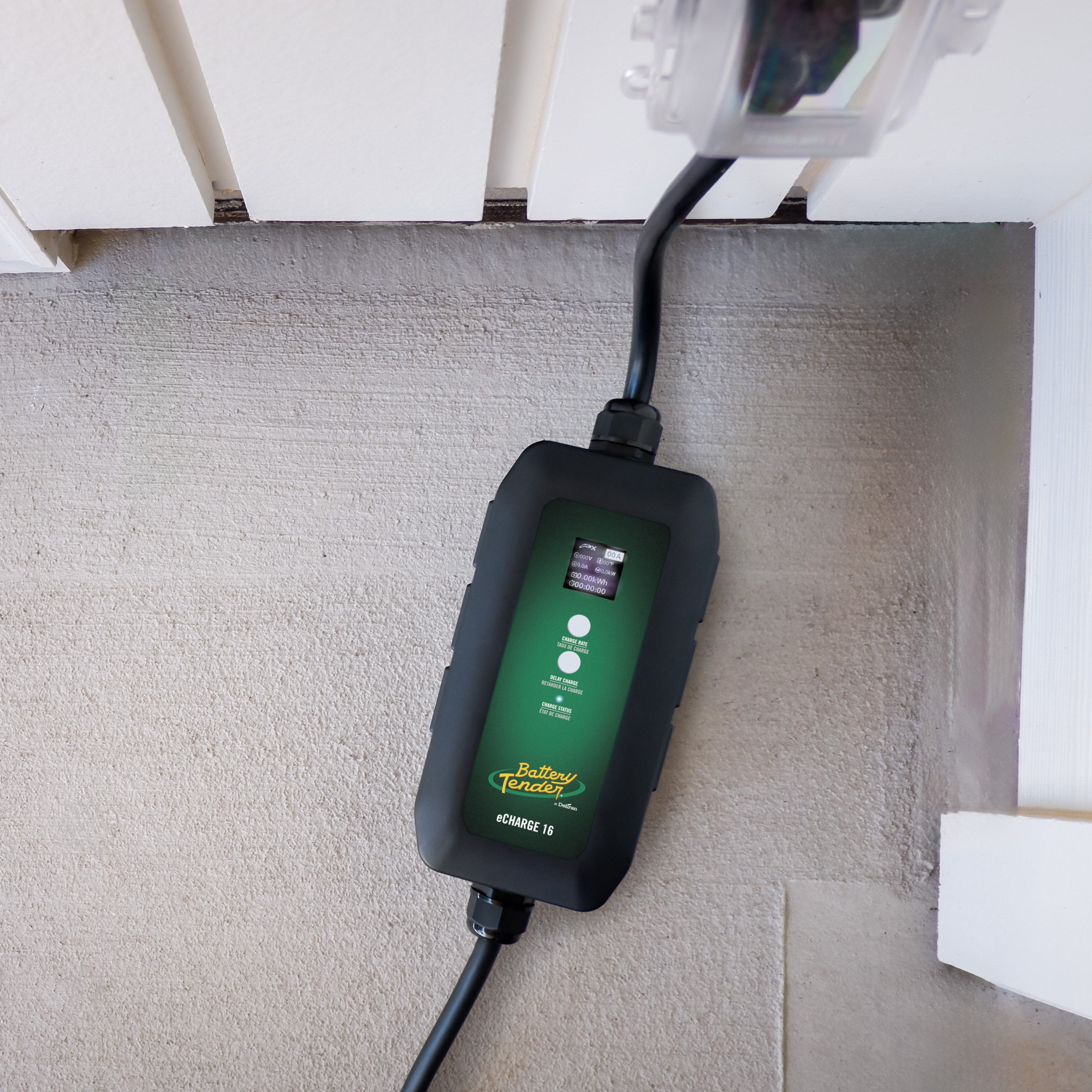 Chargeur portatif pour véhicule électrique eCharge 16 AMP, niveau 1