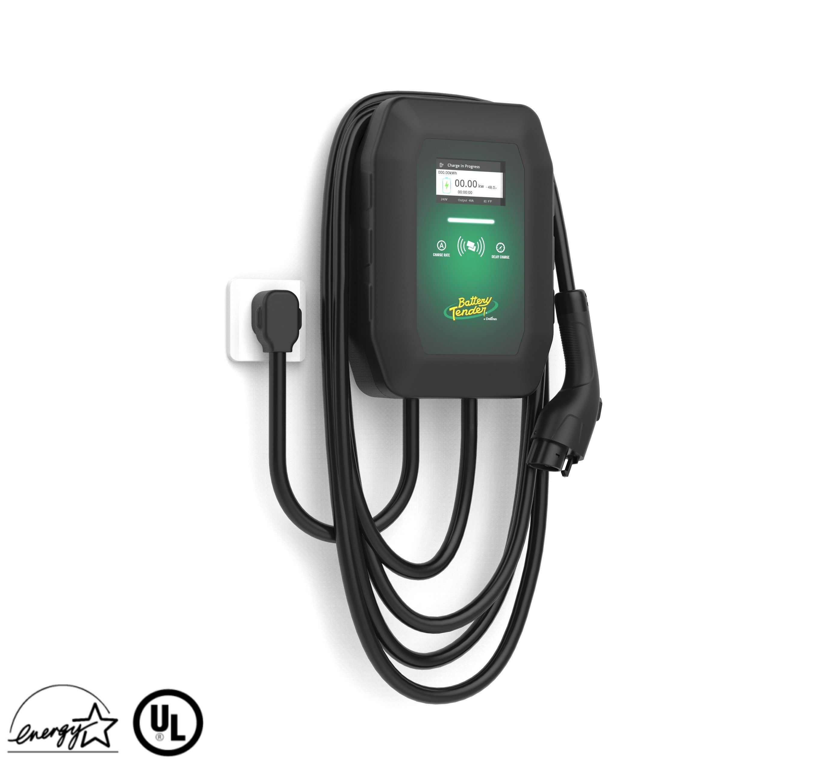 Chargeur EV intérieur et extérieur montable eCharge 40 AMP, niveau 2