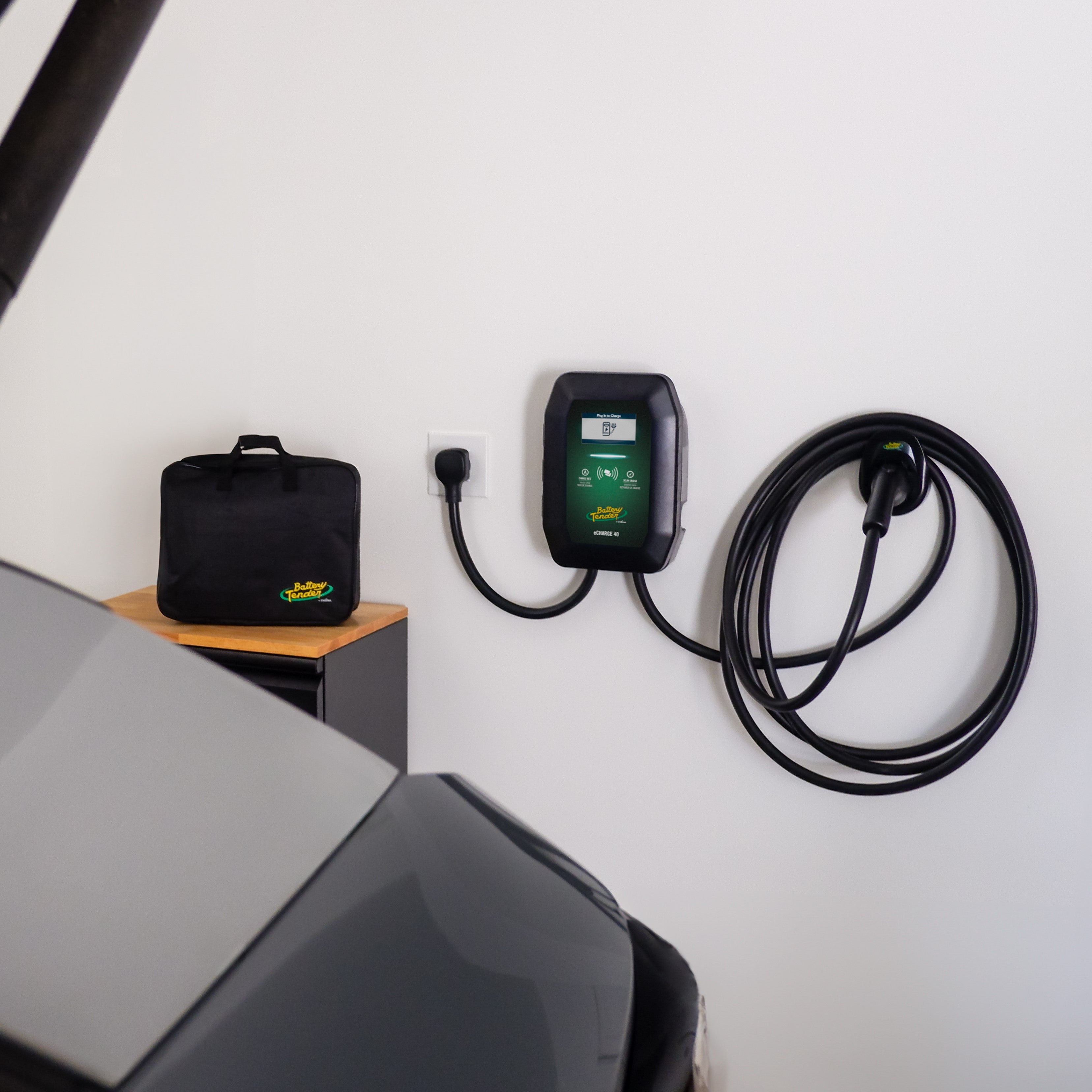 Chargeur EV intérieur et extérieur montable eCharge 40 AMP, niveau 2