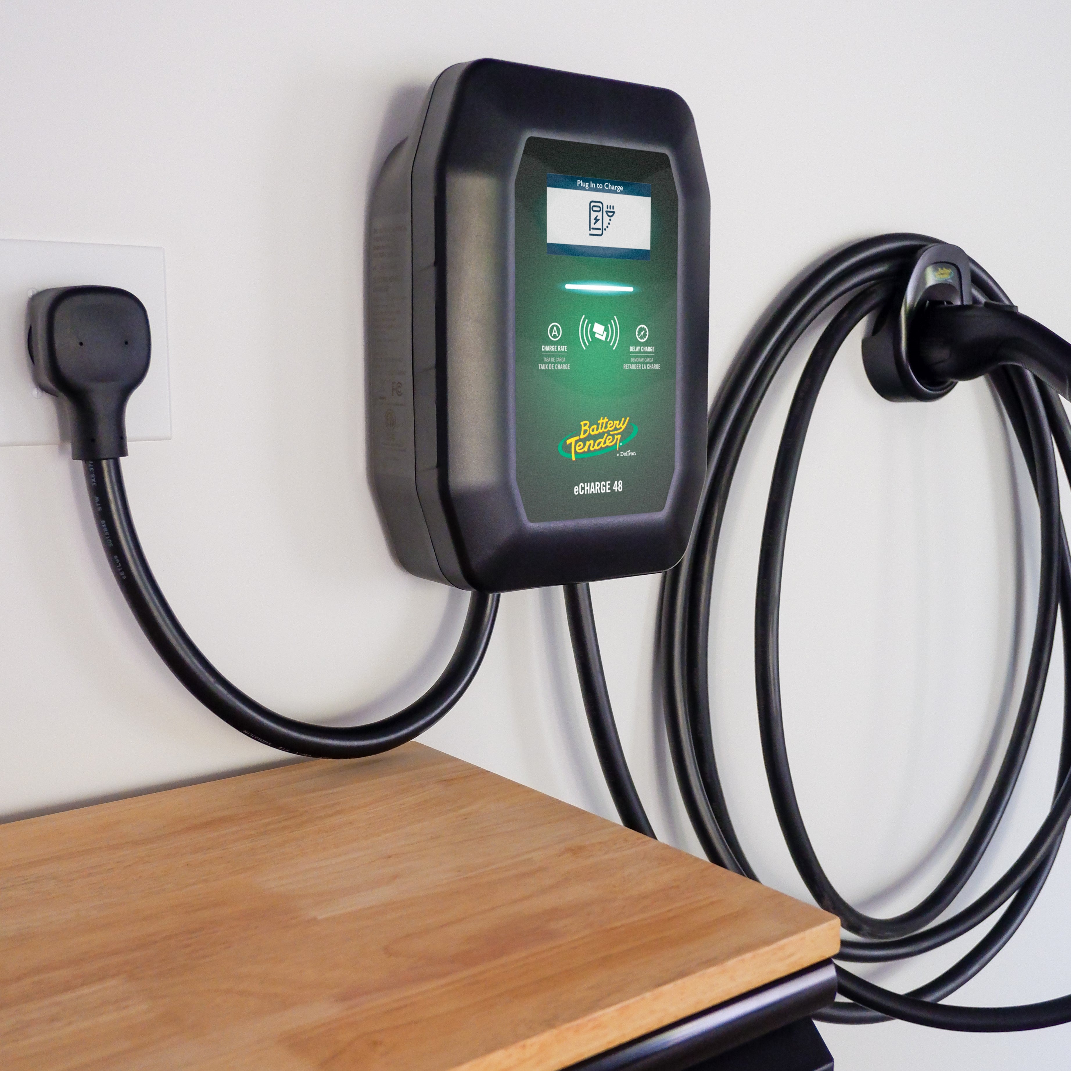 eCharge 48 AMP, Level 2 Mountable Indoor Outdoor EV Charger