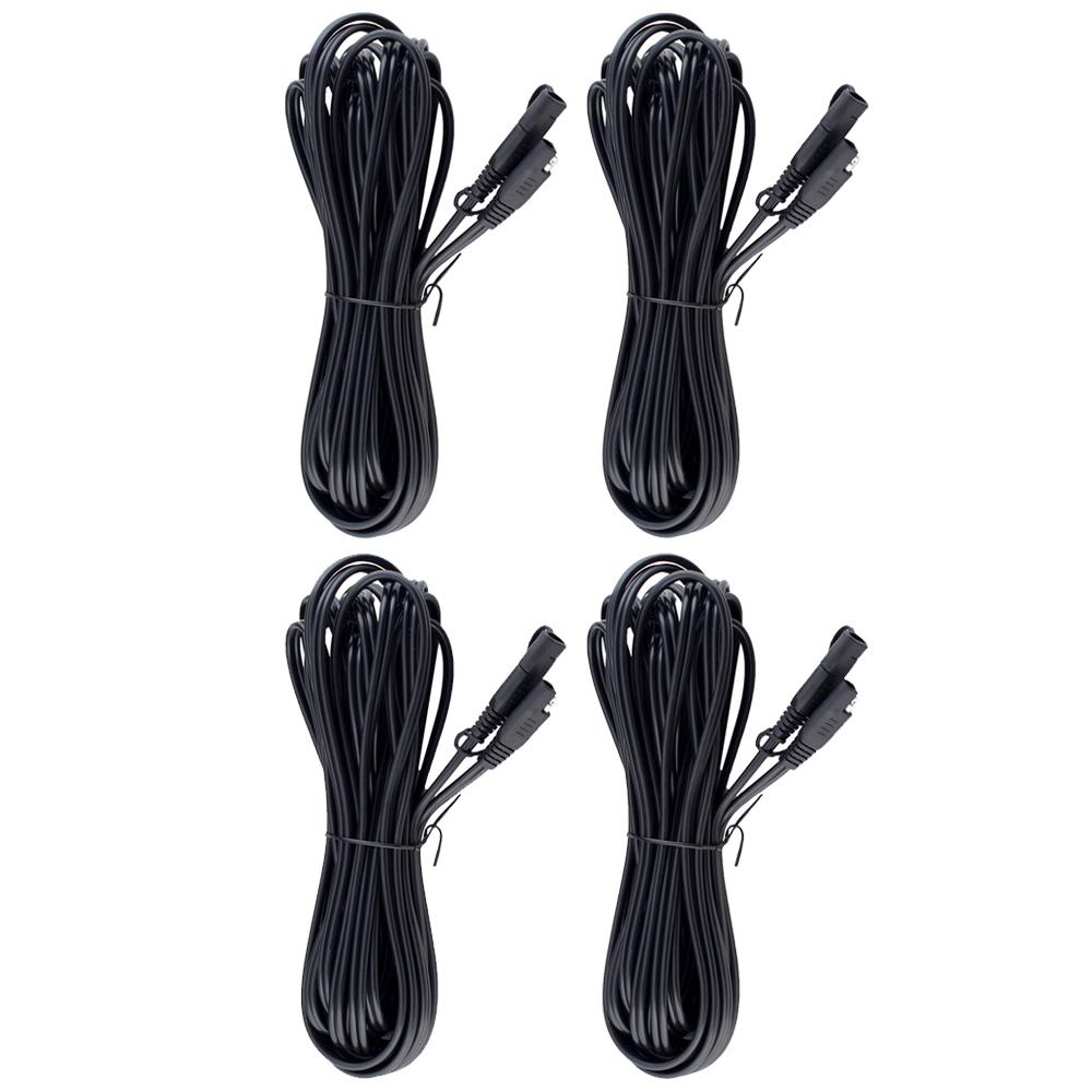 12 Foot SAE Quick Disconnect Extension Cable 4 Pack