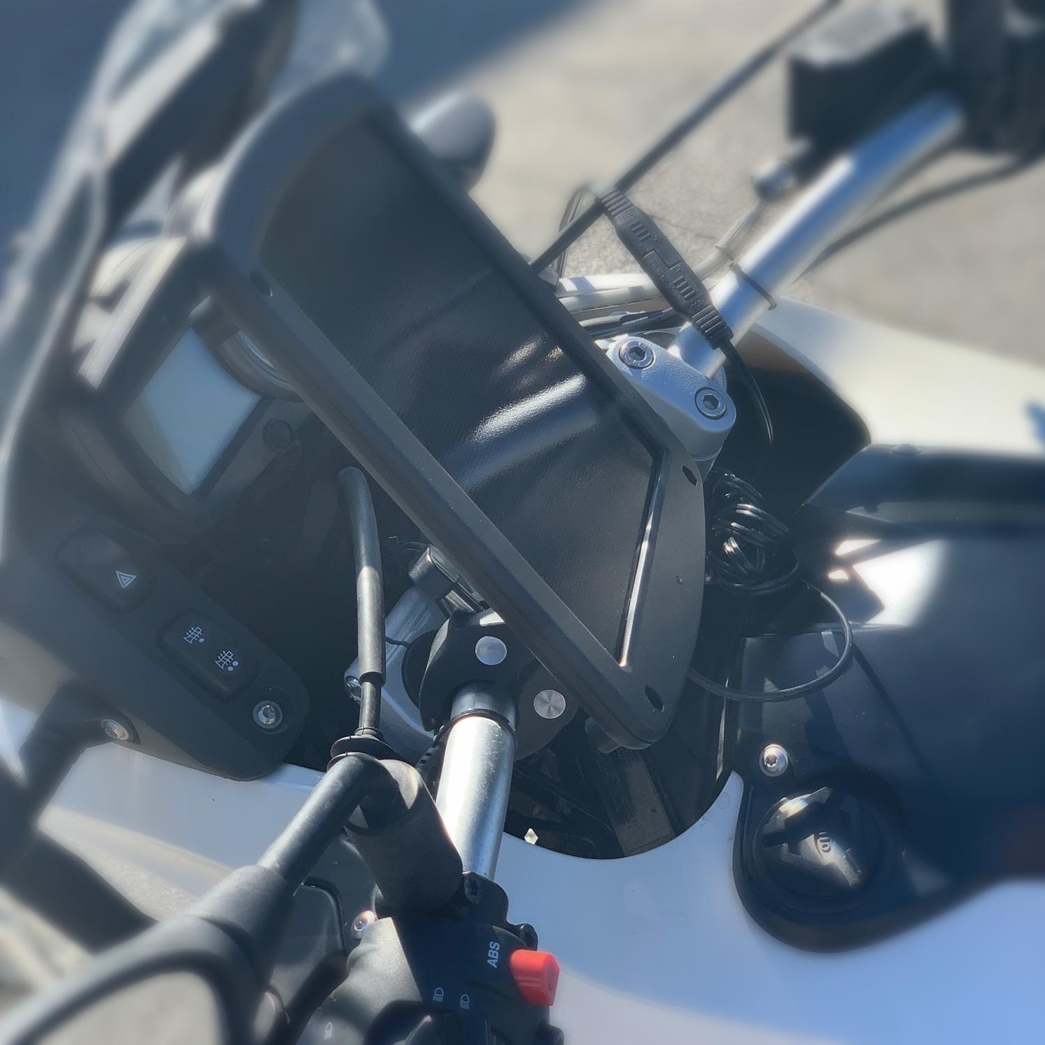 Solar Panel Handlebar Mount