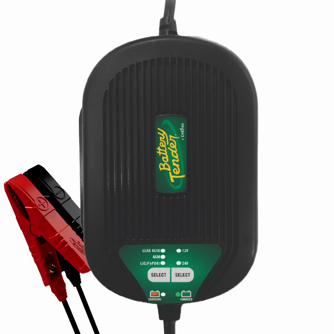 Weather Resistant 12V @ 5 AMP & 24V @ 2.5 AMP Selectable Battery Charger