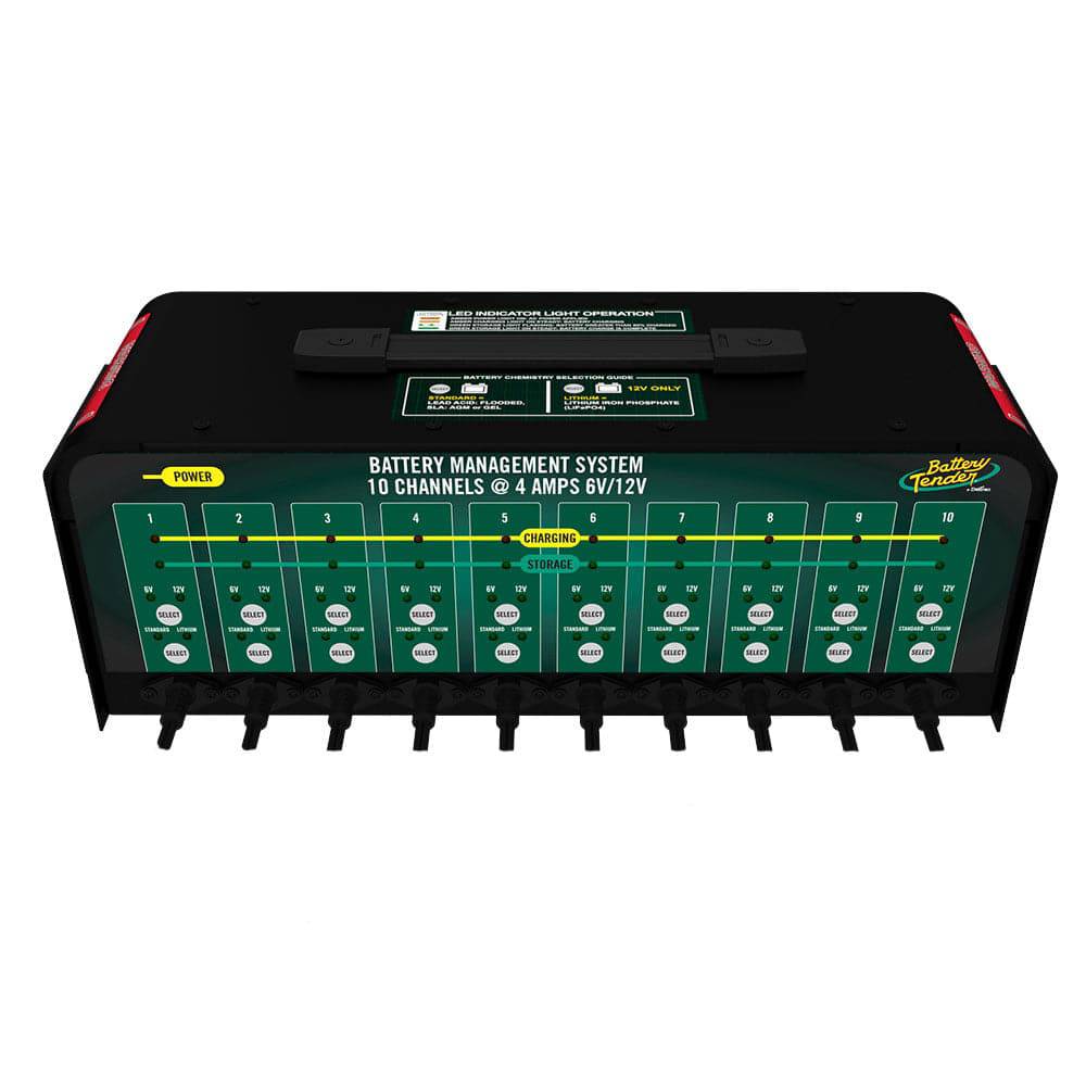 Battery Tender® 10 Bank Battery Charger and Maintainer 