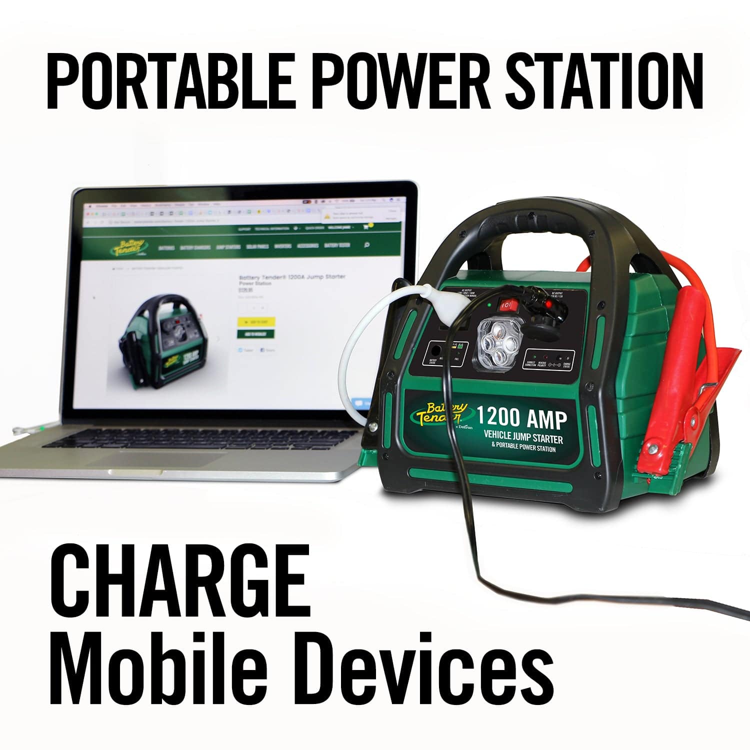 1200 AMP Jump Starter & Power Station - Battery Tender®