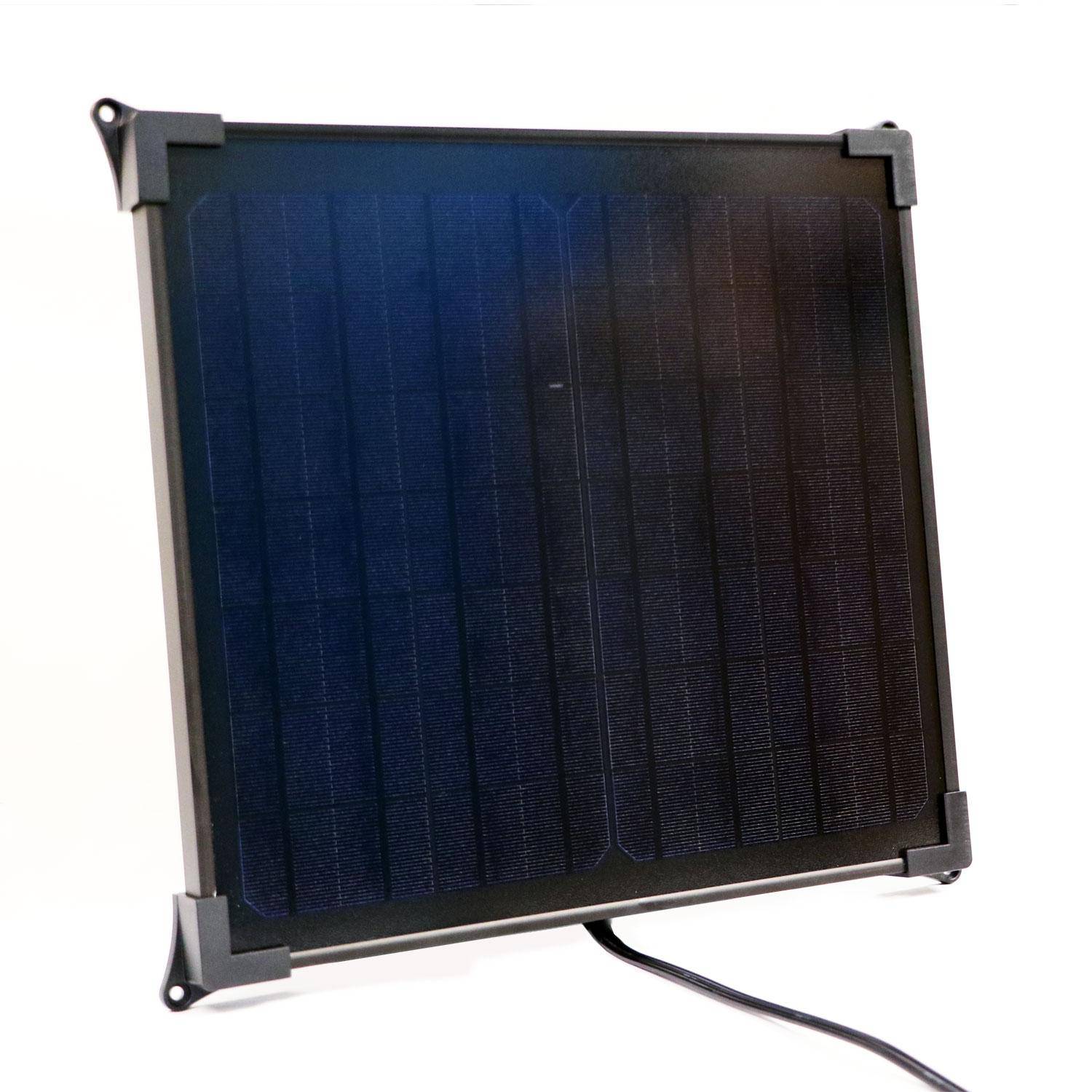 17 Watt Mountable Solar 12V Battery Charger with Solar Controller