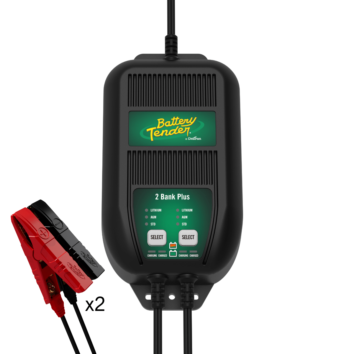 Battery Tender® 2-Bank Smart Battery Charger & Maintainer | 12V 1.25A Dual Charging System