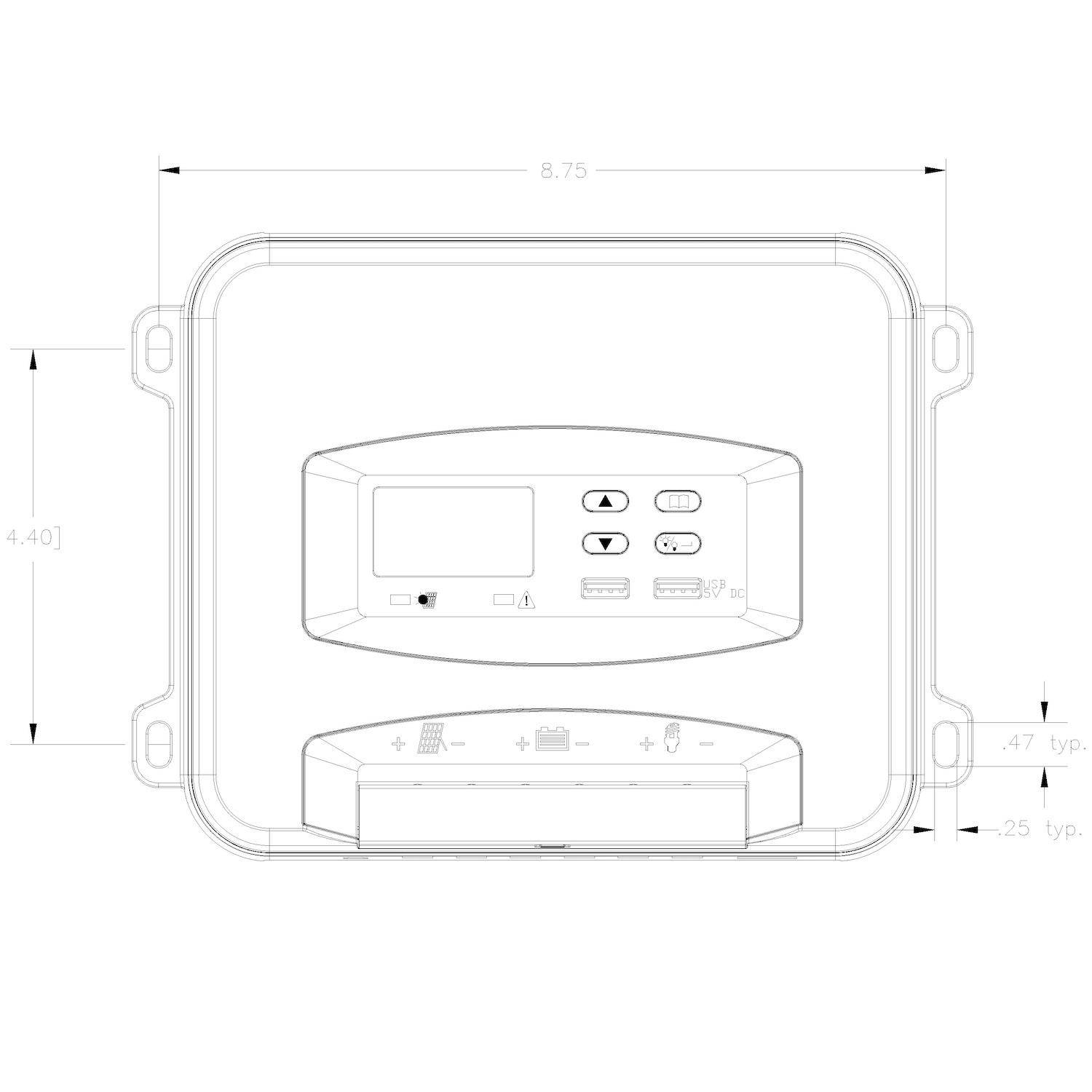 30 AMP, 24V / 12V MPPT Solar Panel Controller