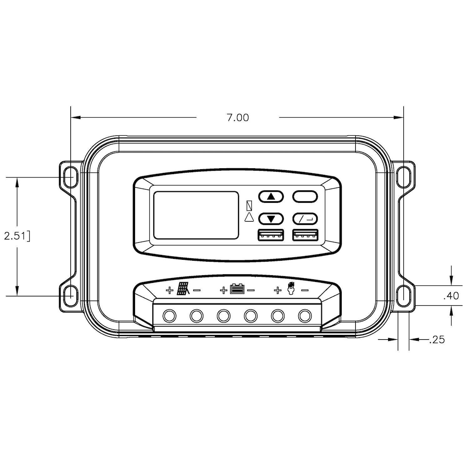 30 AMP, 24V / 12V PWM Solar Panel Controller