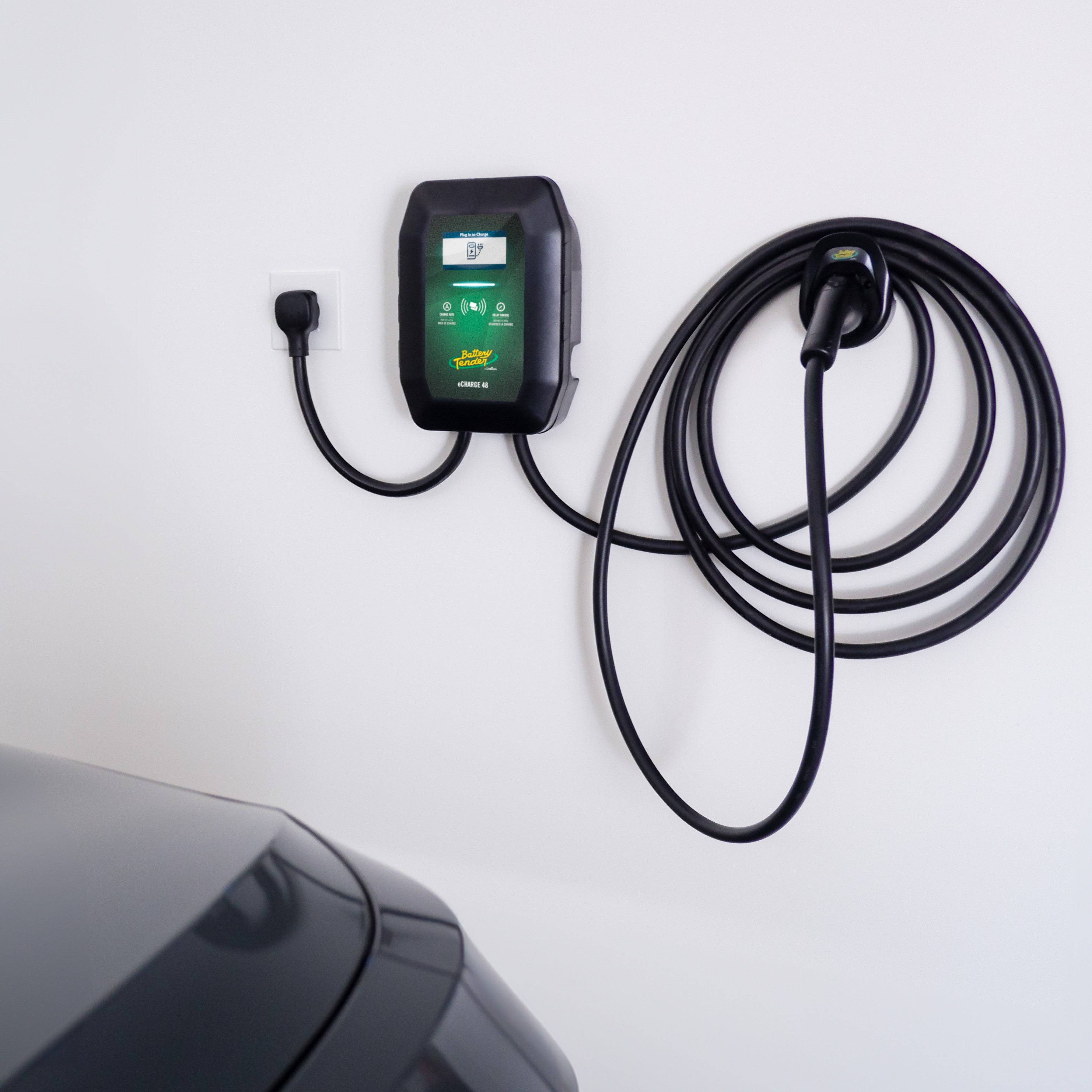 Chargeur EV intérieur et extérieur montable eCharge 48 AMP, niveau 2