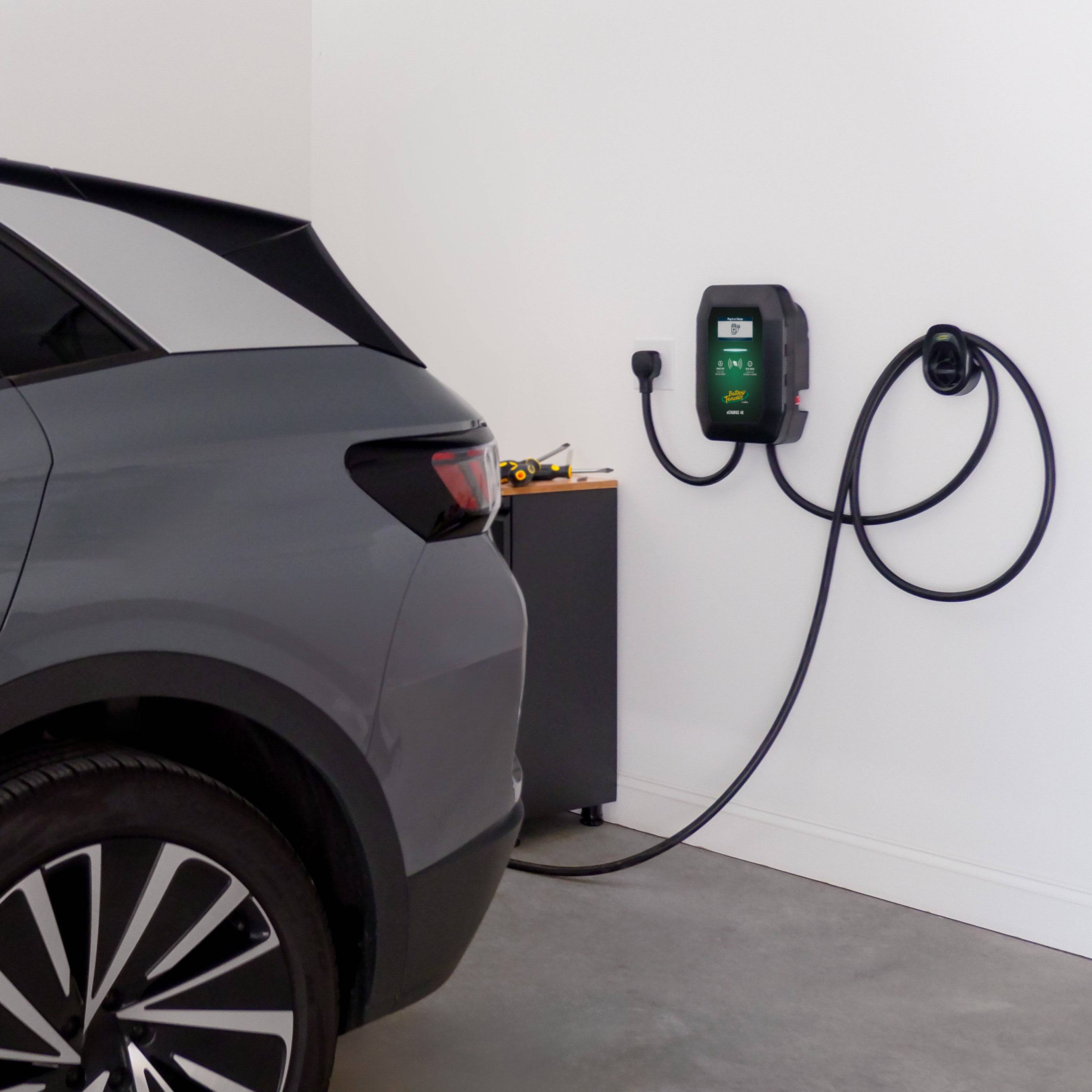 Chargeur EV intérieur et extérieur montable eCharge 48 AMP, niveau 2