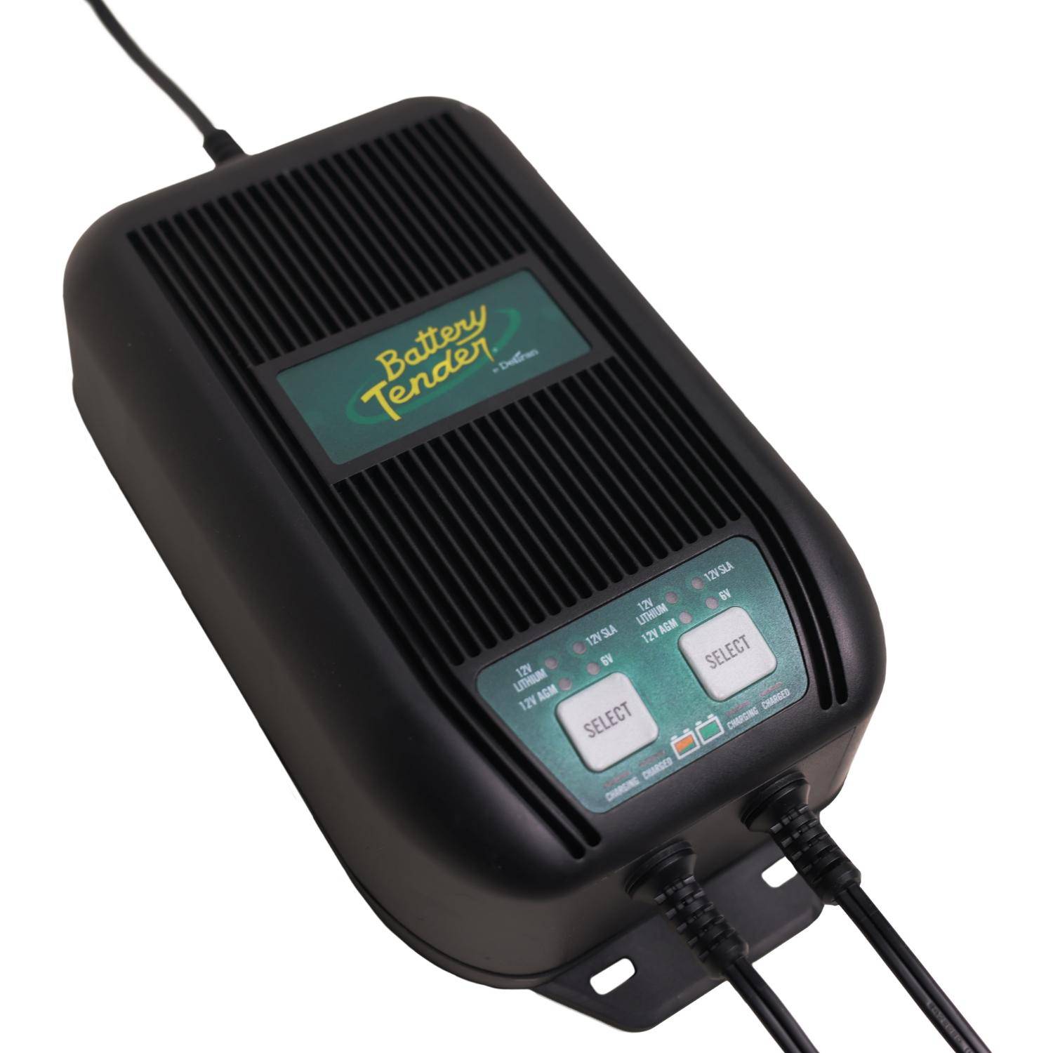 WaveCharge 2-Bank Selectable 12V or 6V, 6 AMP Battery Charger