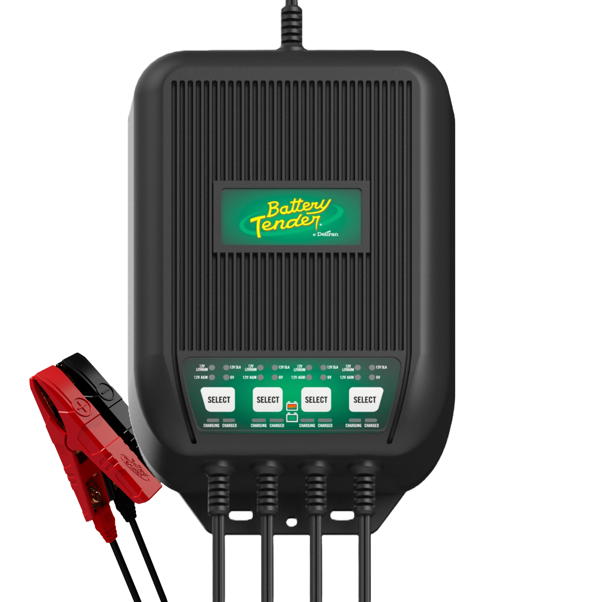 WaveCharge 4-Bank Selectable 12V or 6V, 12 AMP Battery Charger - Battery Tender®